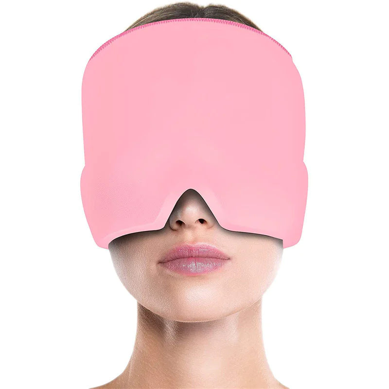 Migraine Relief Hat Mask - Cold Compress Hood