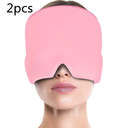 Migraine Relief Hat Mask - Cold Compress Hood